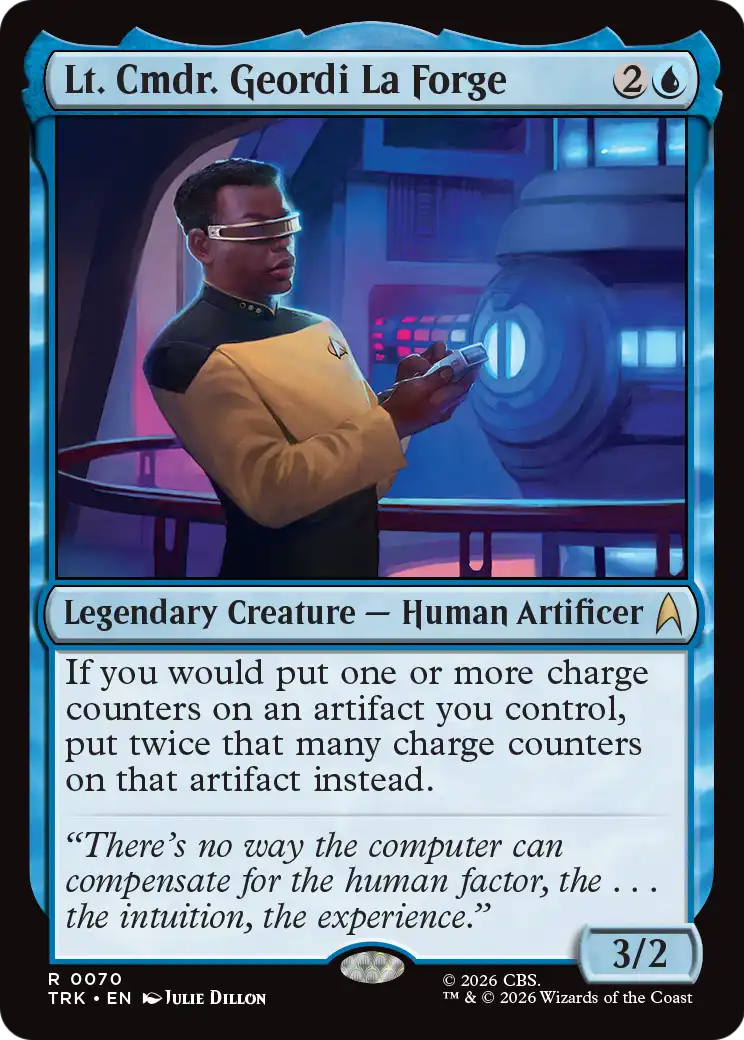 Lt. Cmdr. Geordi La Forge