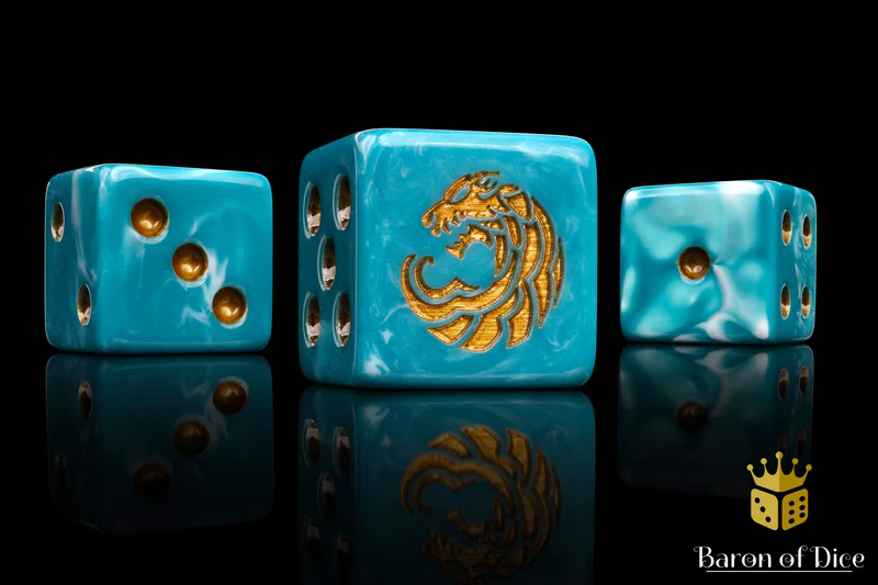 Baron of Dice 50 Count Square Corner Imperial Dice