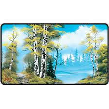 Black Stitched- Bob Ross Lakeside Path