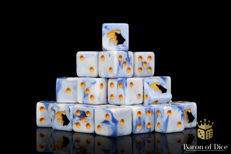 Baron of Dice 25 Count Square Corner Chaos Dice