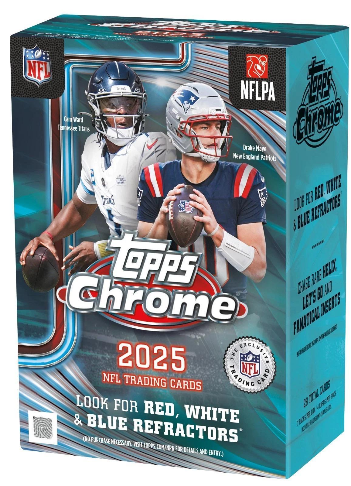 2025 Topps Football Chrome Value Box