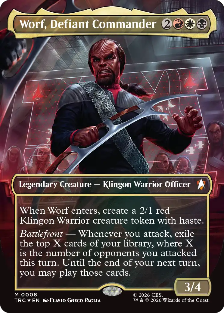 Worf, Defiant Commander