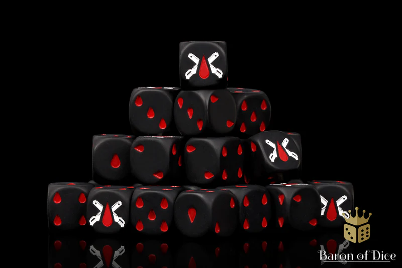 Baron of Dice 25 Count Square Corner Imperial Dice