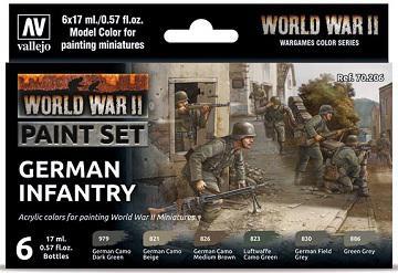 WW2 German Infantry Paint Set