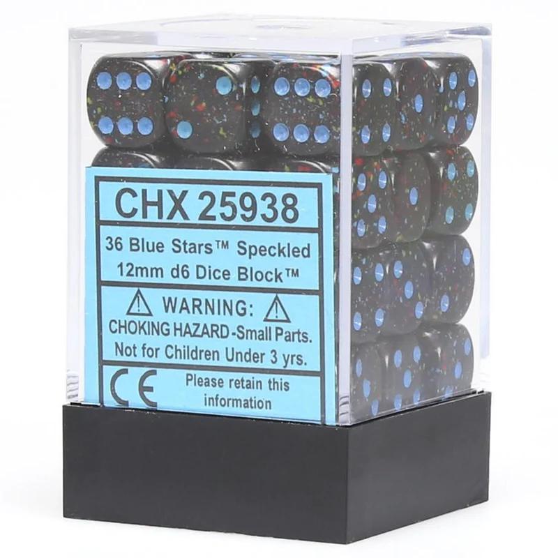 36 Count D6 Speckled Chessex Dice Cube