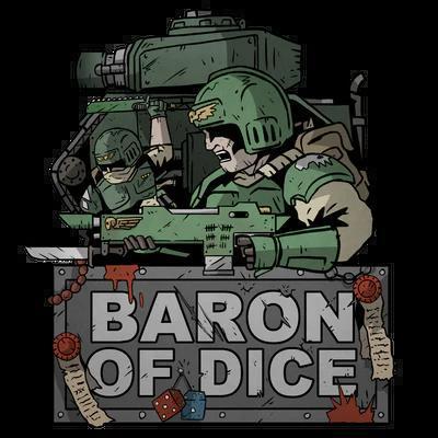 Baron Premium Vinyl Dice Stickers
