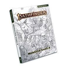 Pathfinder RPG 2e: Monster Core 2 Sketch Cover