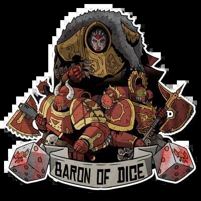 Baron Premium Vinyl Dice Stickers