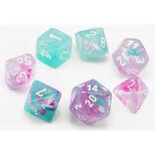 7 Die Borealis Chessex Dice Sets