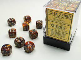 36 Count D6 Lustrous Chessex Dice Cube