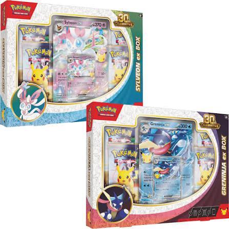 30th Celebration Sylveon/Greninja ex Boxes