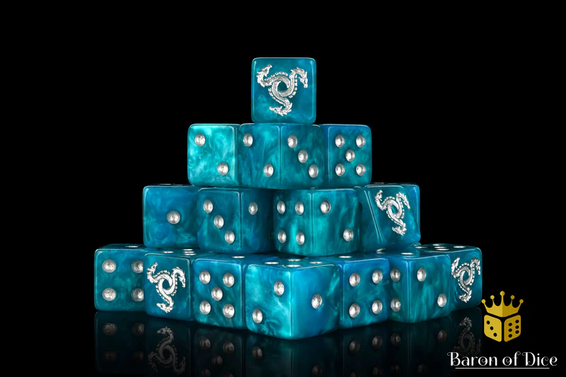 Baron of Dice 25 Count Square Corner Chaos Dice