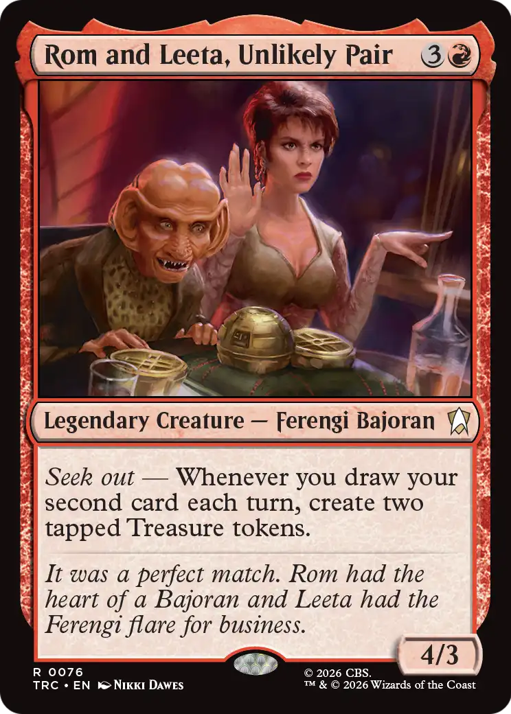 Rom and Leeta, Unlikely Pair