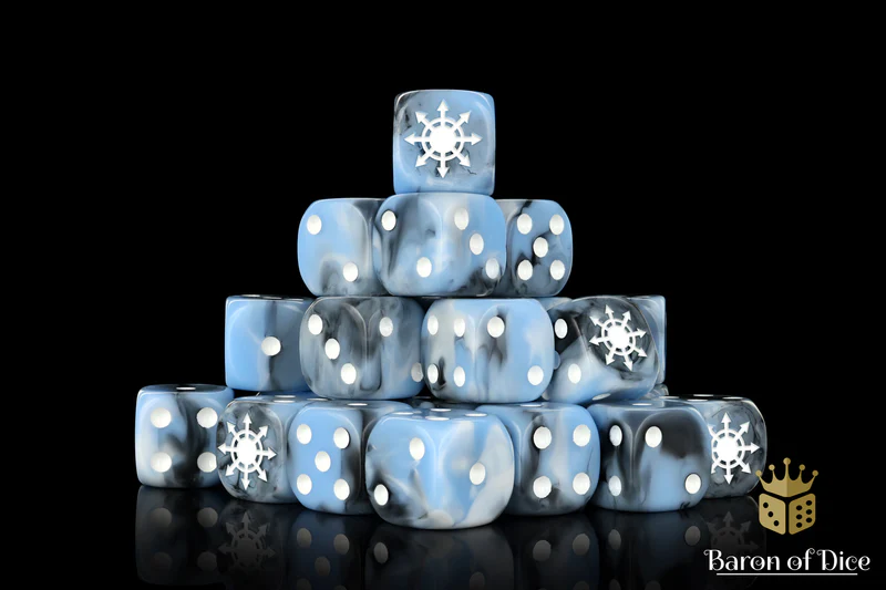 Baron of Dice 25 Count Square Corner Chaos Dice