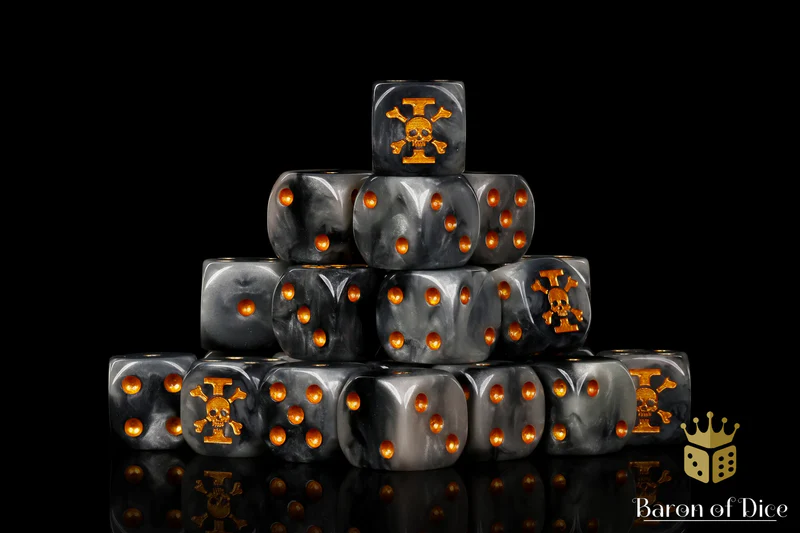 Baron of Dice 25 Count Square Corner Imperial Dice