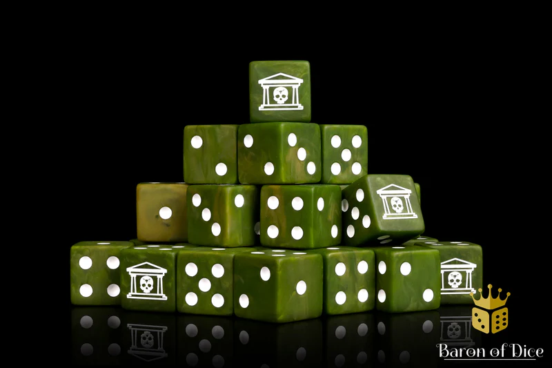 Baron of Dice 25 Count Square Corner Imperial Dice