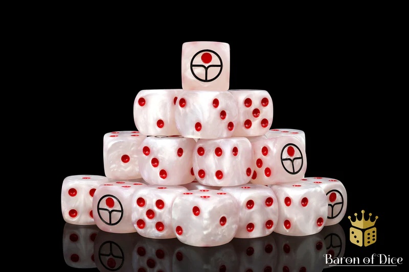 Baron of Dice 50 Count Square Corner Xenos Dice