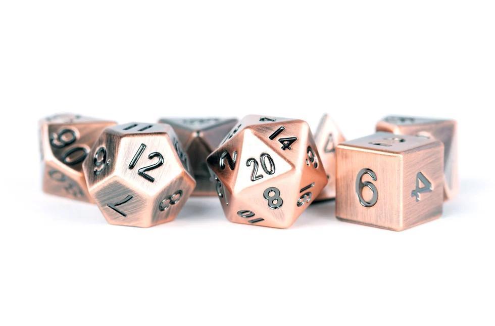 FanRoll Metal 7 Dice Set