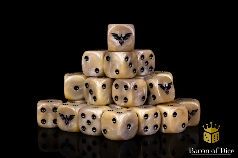 Baron of Dice 25 Count Square Corner Imperial Dice