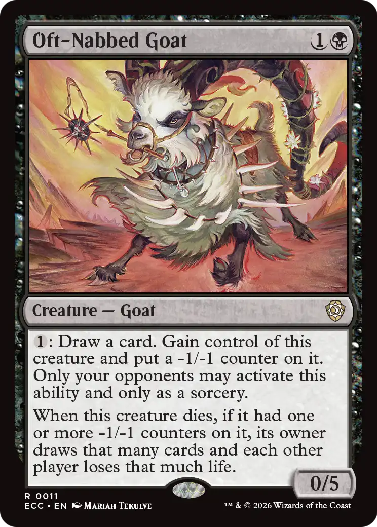 Oft-Nabbed Goat