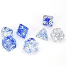 7 Die Nebula Chessex Set