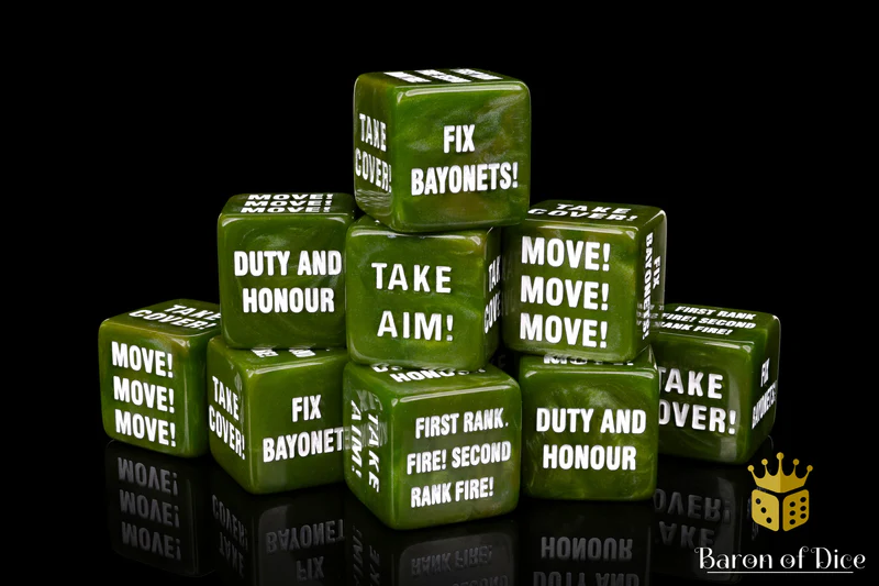 Baron of Dice 50 Count Square Corner Imperial Dice