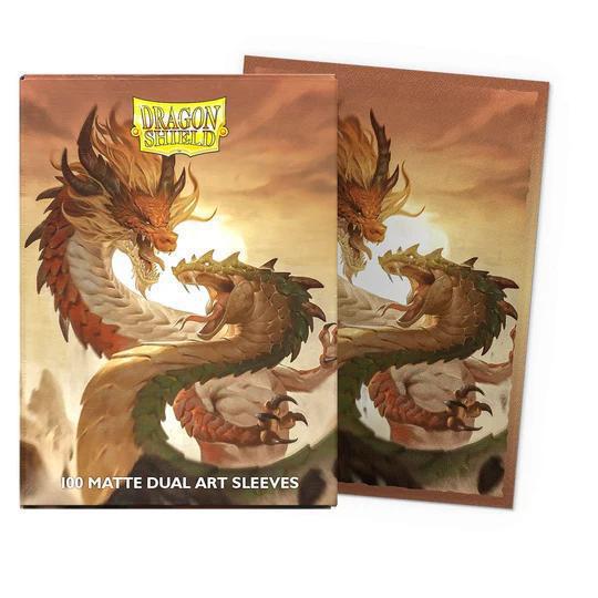 100 Count Brushed Art Dragon Shield Sleeves