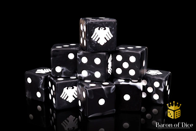 Baron of Dice 50 Count Square Corner Imperial Dice