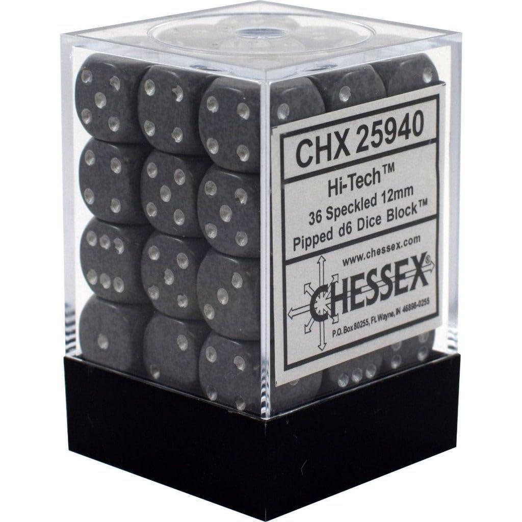 36 Count D6 Speckled Chessex Dice Cube