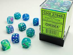 36 Count D6 Festive Chessex Dice Cube