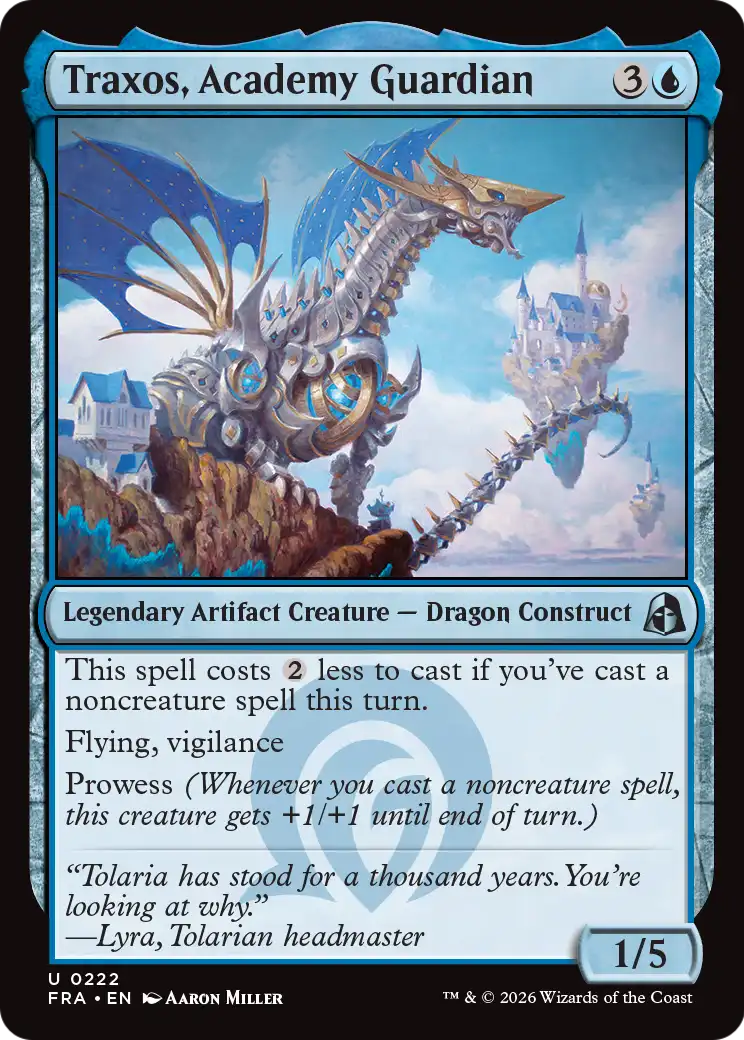 Traxos, Academy Guardian