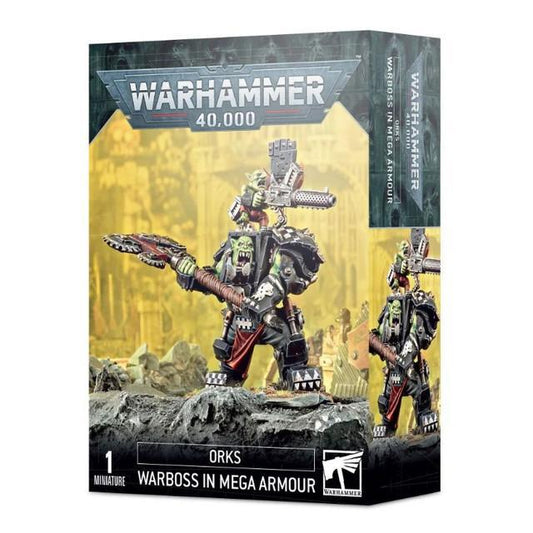 ORKS: ORK WARBOSS IN MEGA ARMOUR