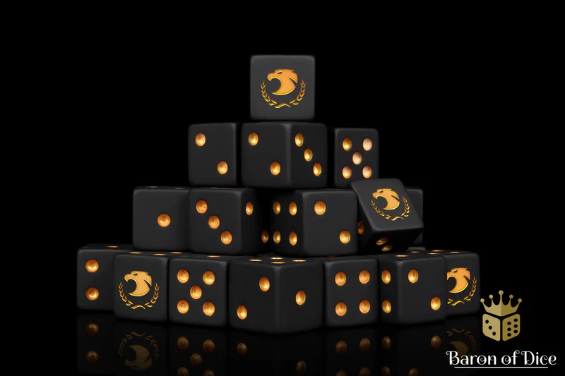 Baron of Dice 25 Count Square Corner Imperial Dice