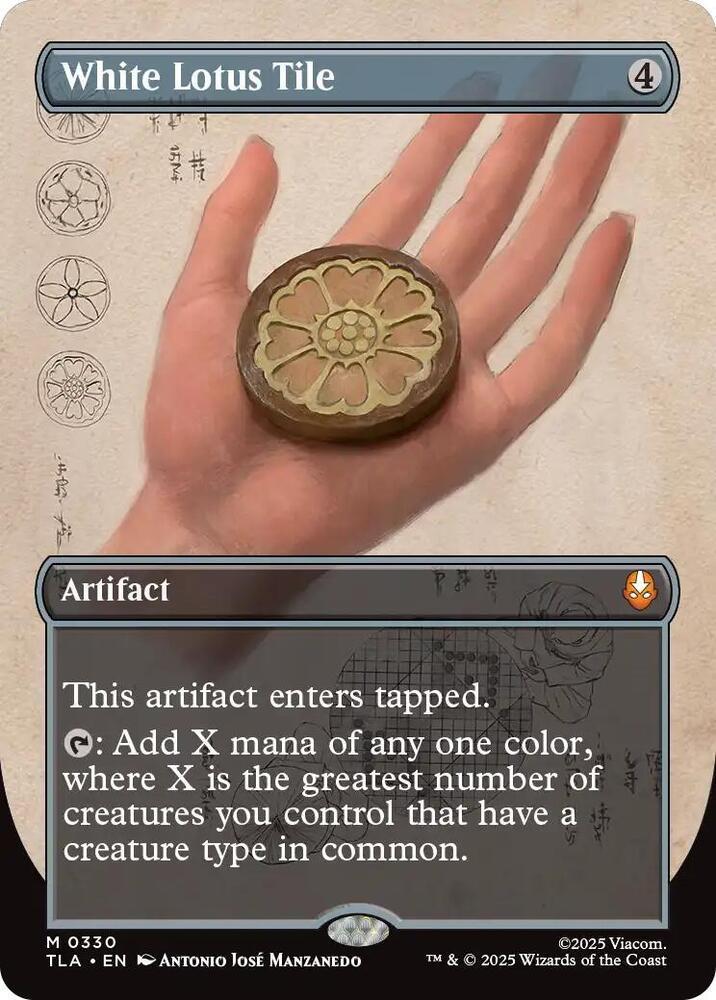 White Lotus Tile
