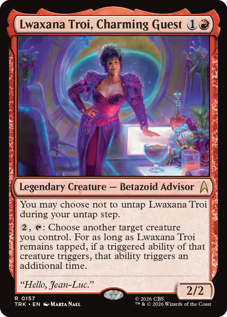 Lwaxana Troi, Charming Guest