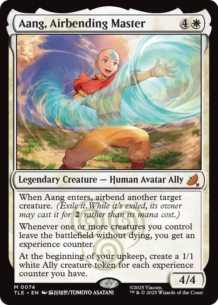 Aang, Airbending Master