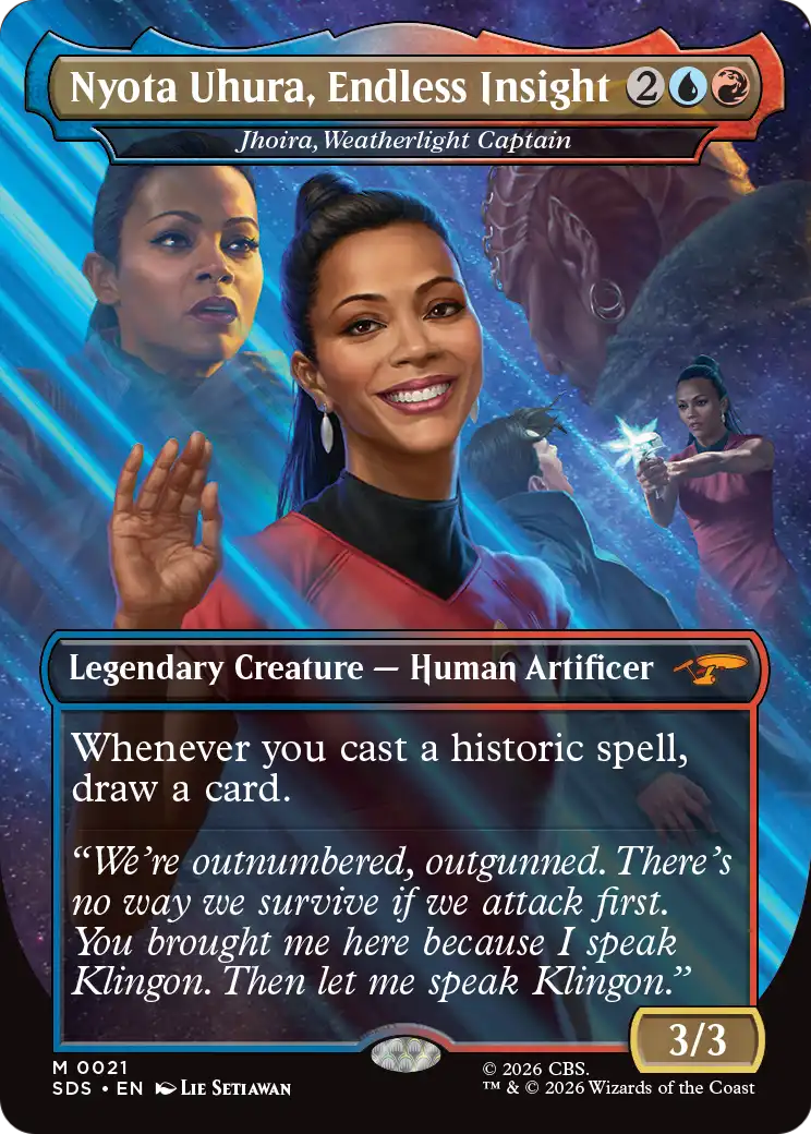 Nyota Uhura, Endless Insight - Jhoira, Weatherlight Captain