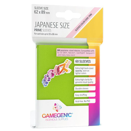 PRIME Sleeves: Japanese Sized Sleeves Lime