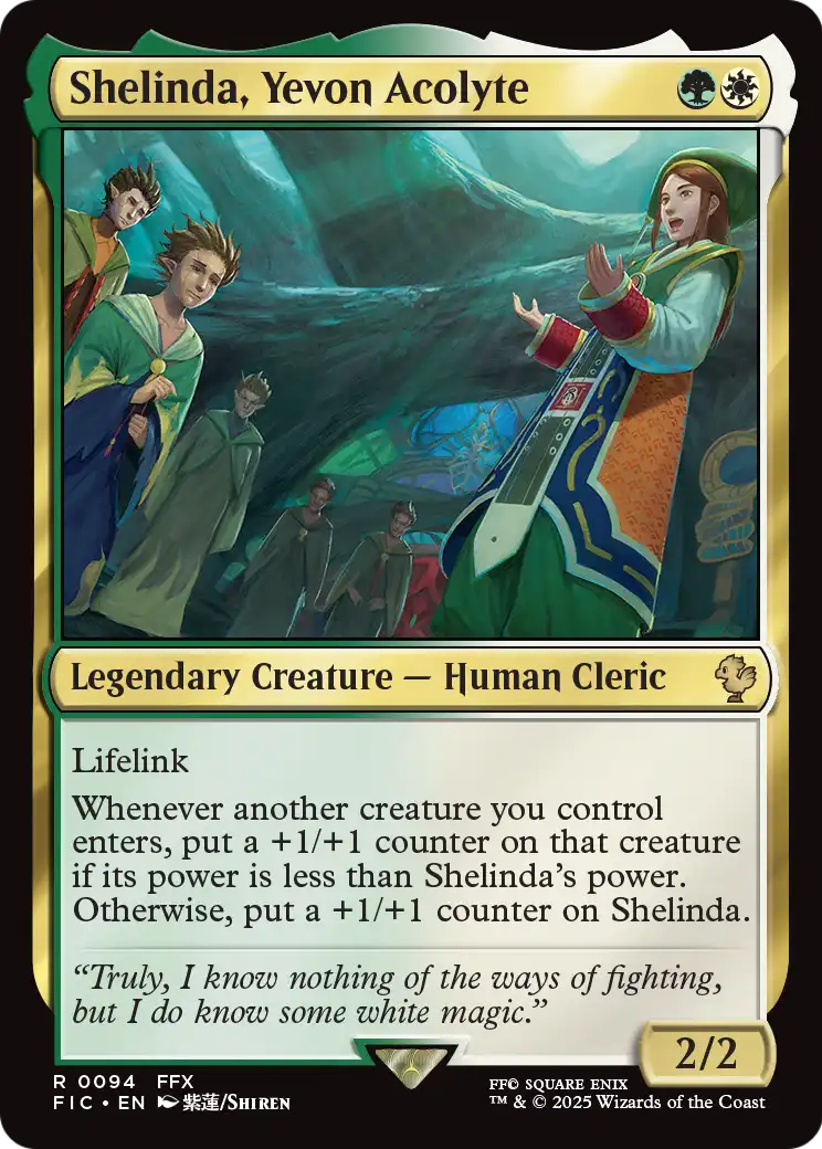 Shelinda, Yevon Acolyte