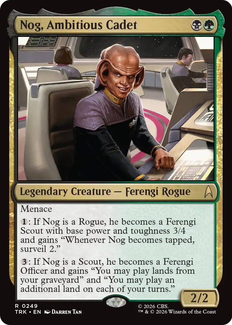 Nog, Ambitious Cadet