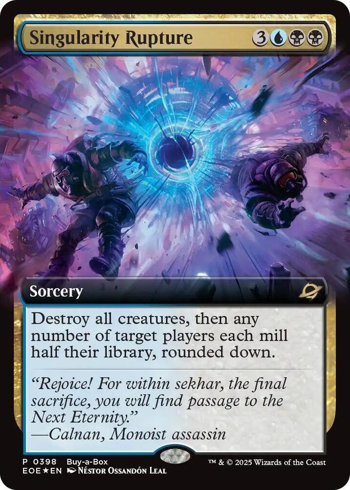 Singularity Rupture