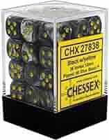 36 Count D6 Vortex Chessex Dice Cube