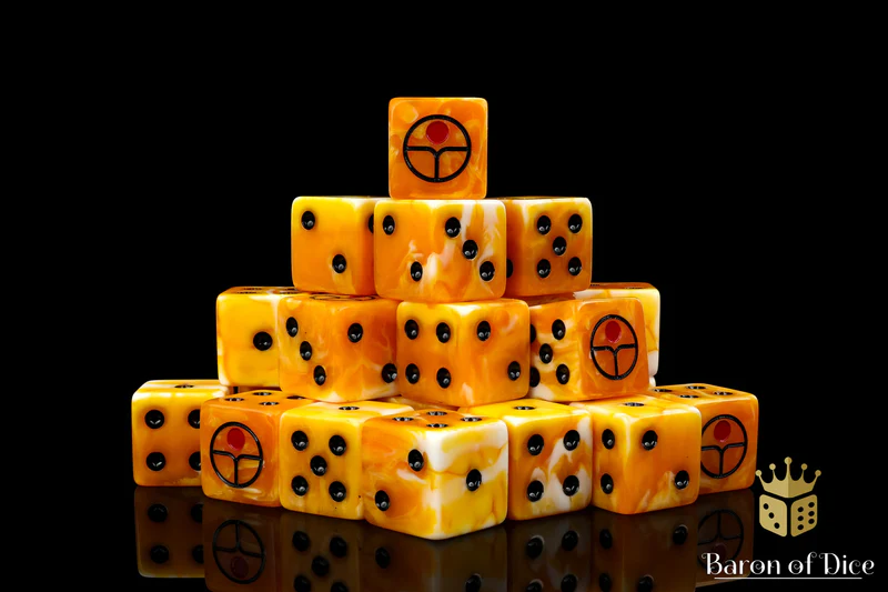 Baron of Dice 25 Count Square Corner Xenos Dice