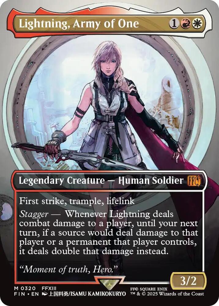 Lightning, Army of One