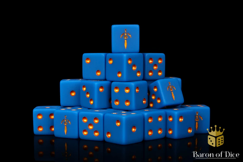 Baron of Dice 50 Count Square Corner Xenos Dice