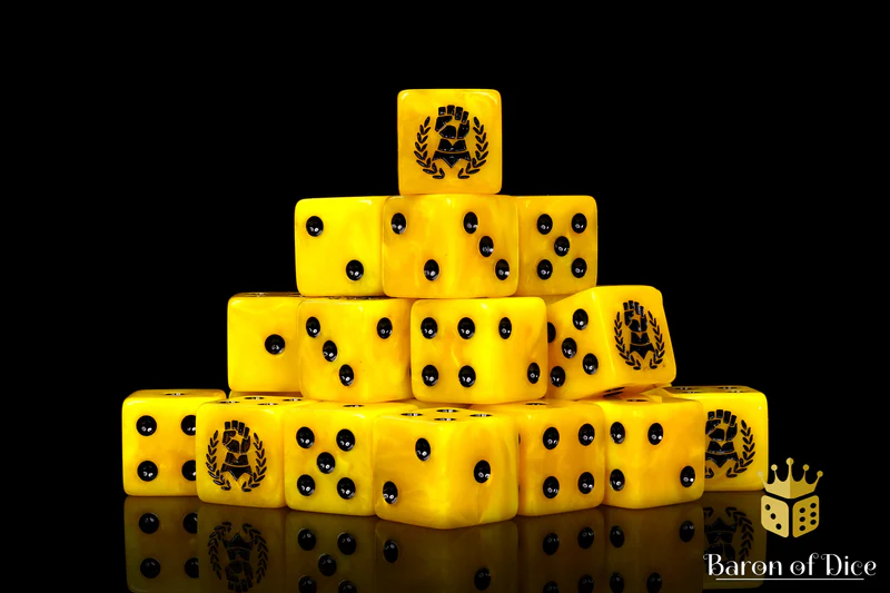 Baron of Dice 25 Count Square Corner Imperial Dice