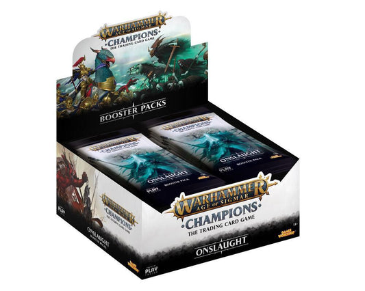 Warhammer: Age of Sigmar - Champions: Onslaught Booster Box - Wave 2 - Onslaught (WHAOSCO)