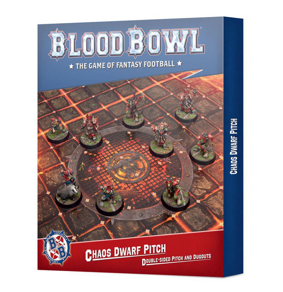 BLOOD BOWL: CHAOS DWARF TEAM PITCH & DUGOUT