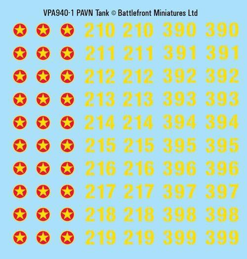 Vietnam PAVN Decal Sheets