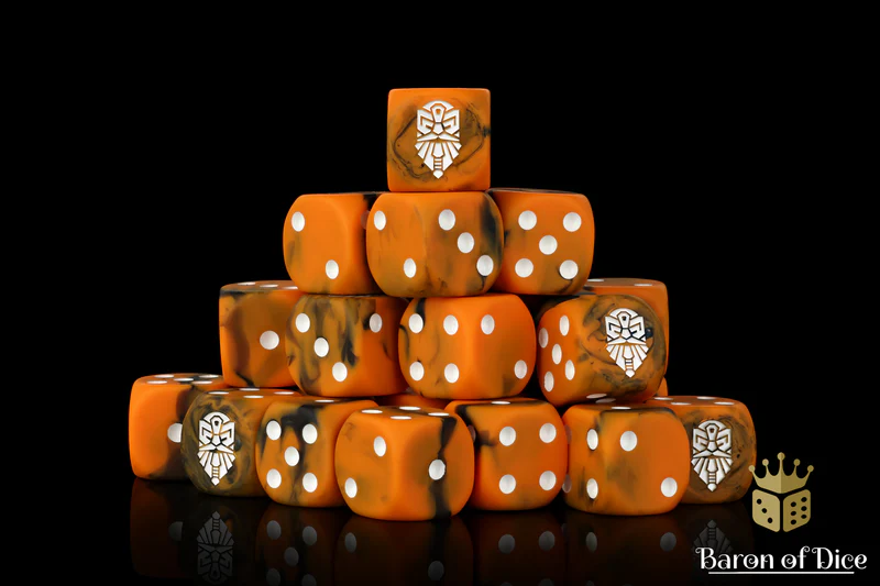 Baron of Dice 25 Count Square Corner Xenos Dice